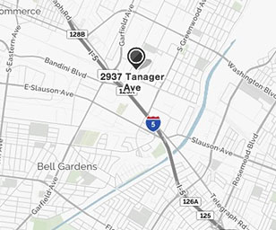 Haldeman Inc. LA Map